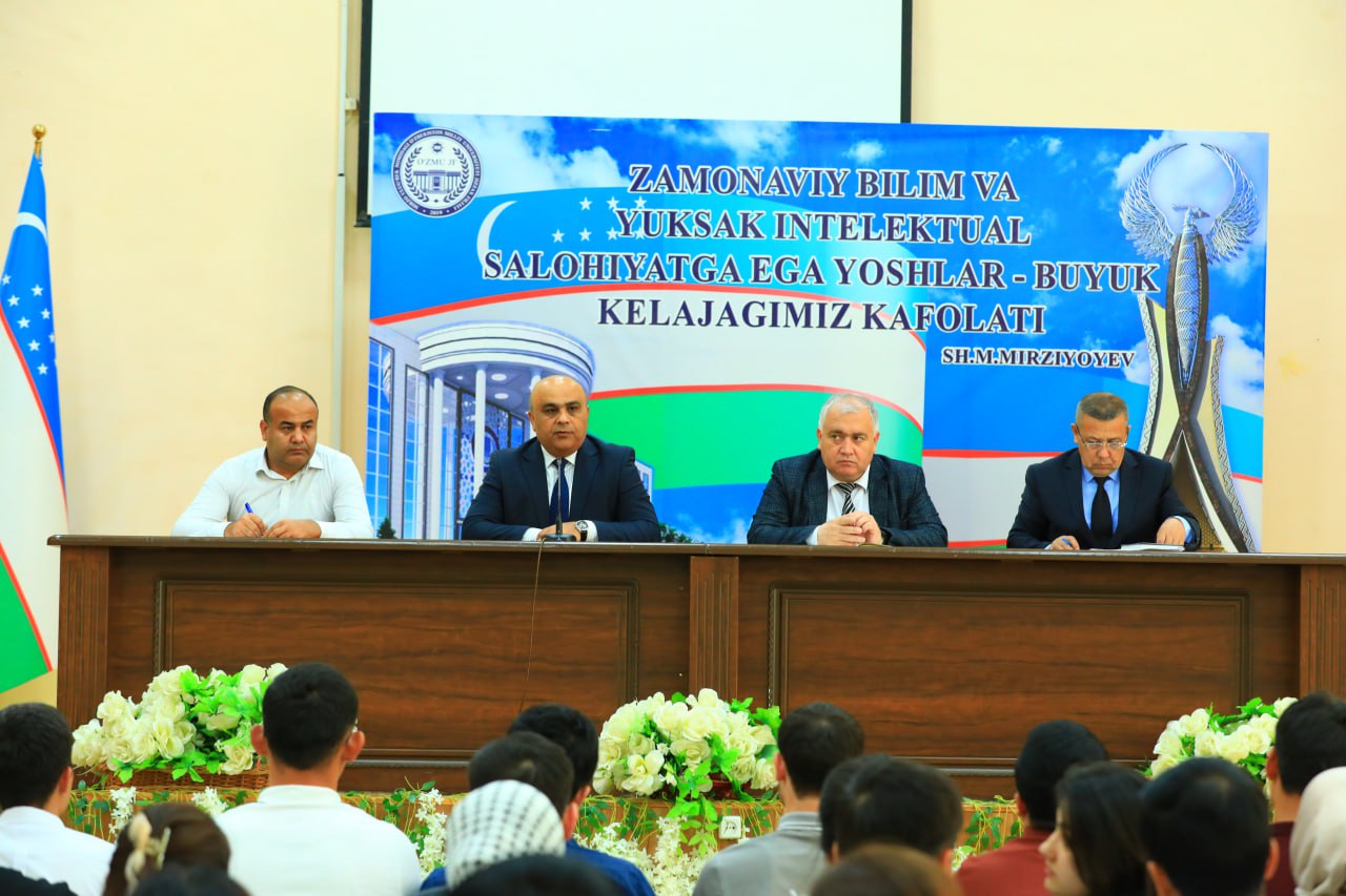 Bugun Oʻzbekiston Milliy universiteti Jizzax filialida ''Bitiruvchilar forumi'' bo'lib o'tdi.
